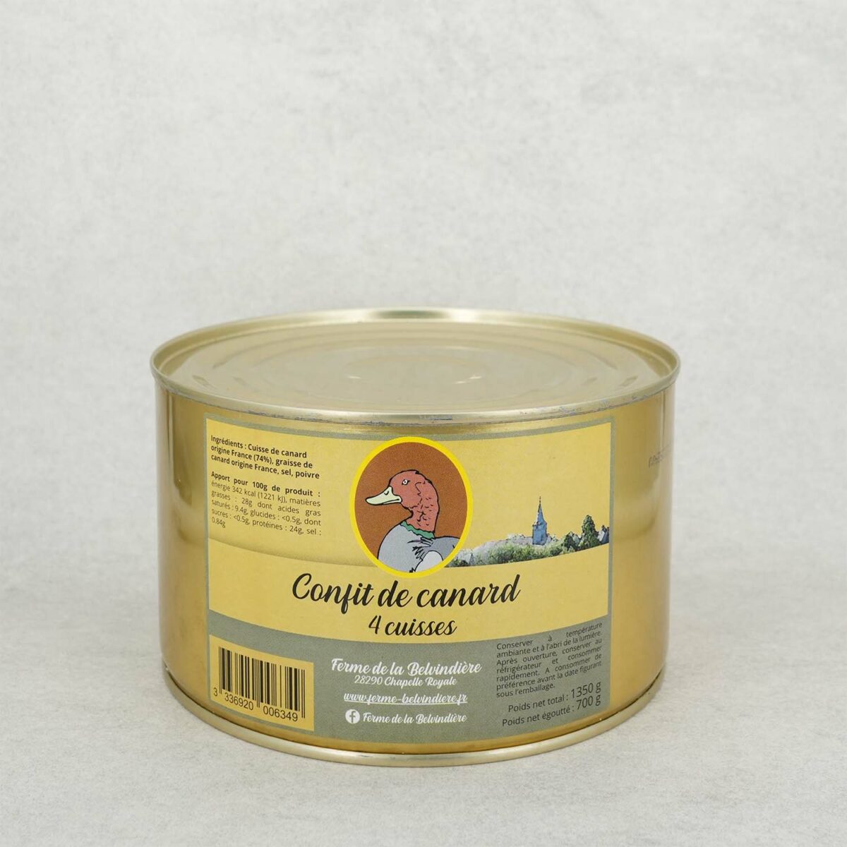 CONFIT DE CANARD 4 CUISSES – Image 1