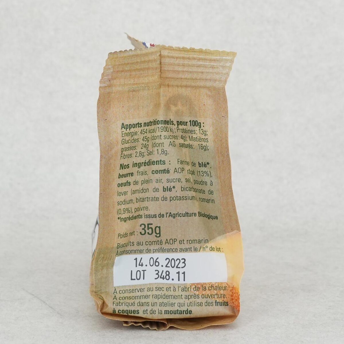 BISCUITS AU COMTÉ AOP LES DEUX GOURMANDS – Image 2