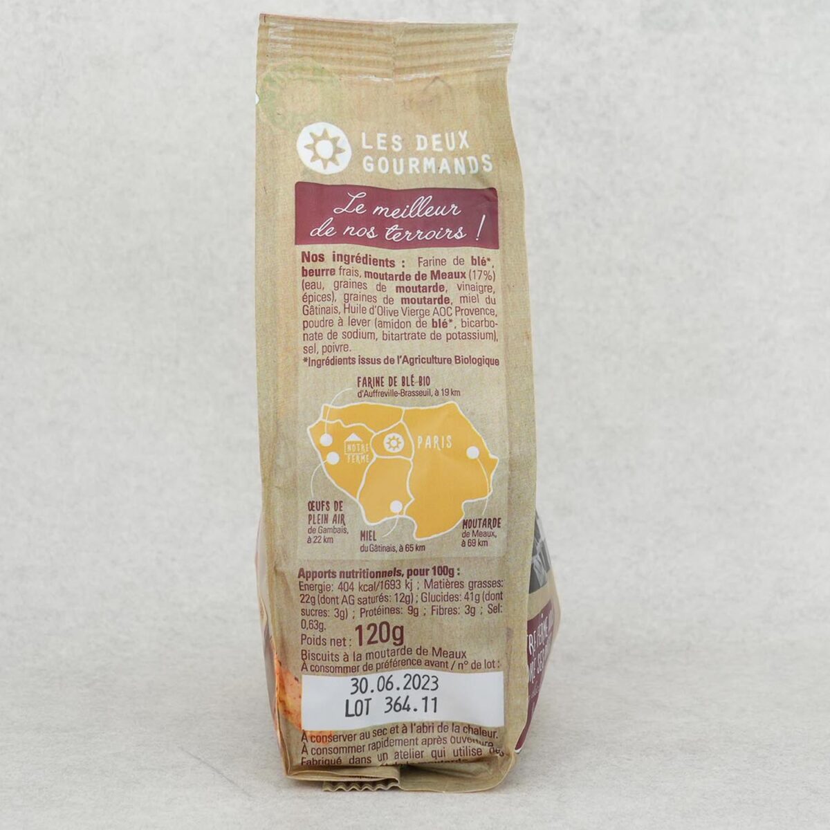 BISCUITS MOUTARDE LES DEUX GOURMANDS – Image 2