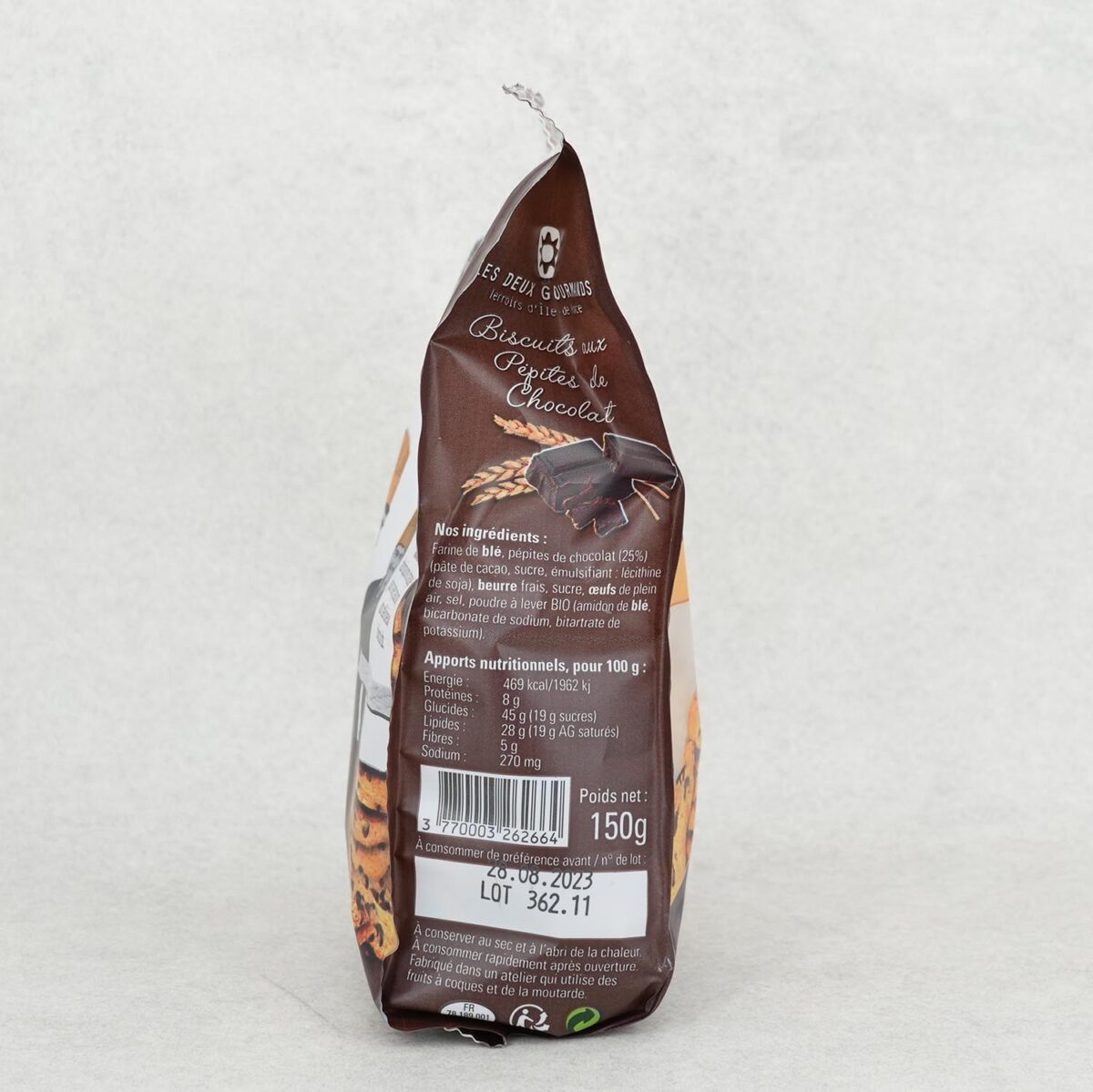 BISCUITS PÉPITES DE CHOCOLAT LES DEUX GOURMANDS – Image 2
