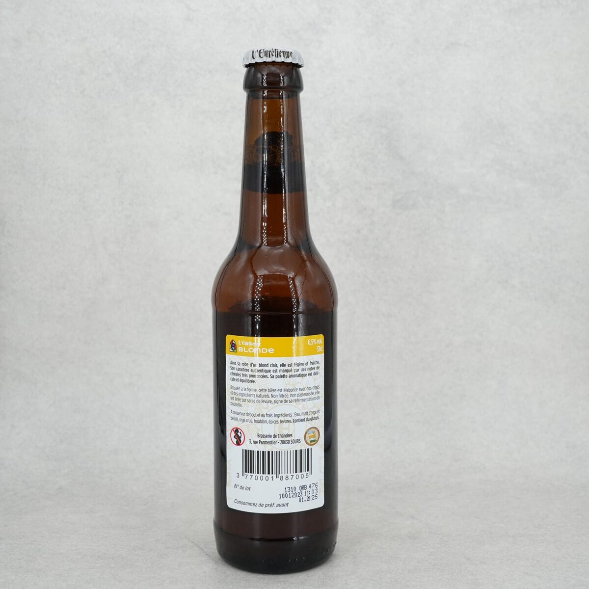 BIÈRE BLONDE BRASSERIE L'EURÉLIENNE – Image 2