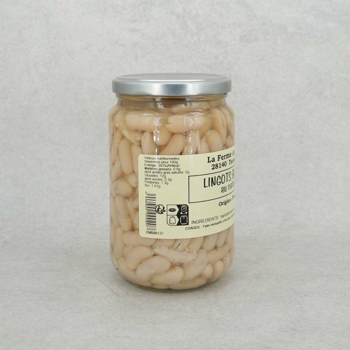 BOCAL LINGOTS BLANCS LA FERME DE LOUIS – Image 2