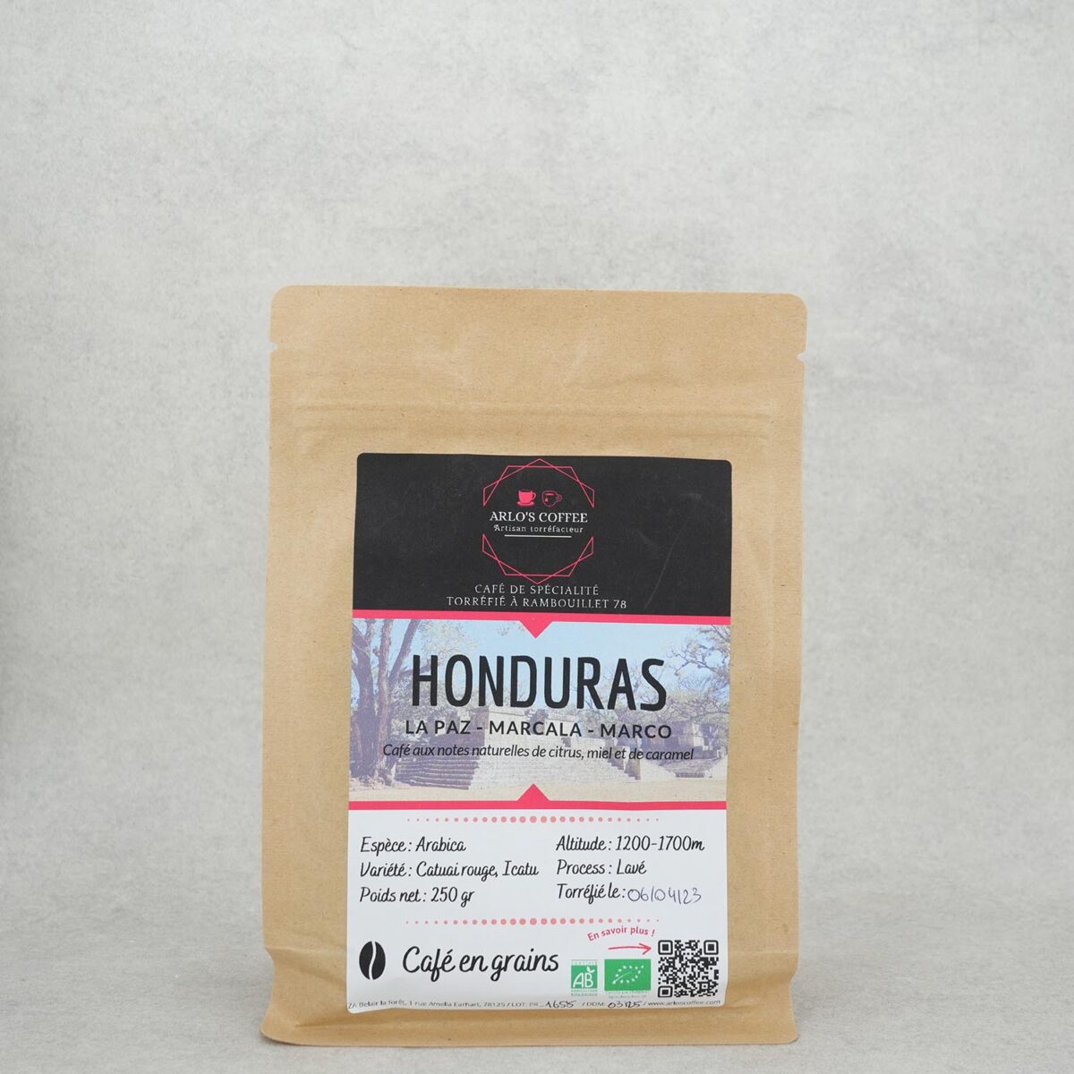 CAFÉ EN GRAINS HONDURAS ARLO'S COFFEE – Image 1