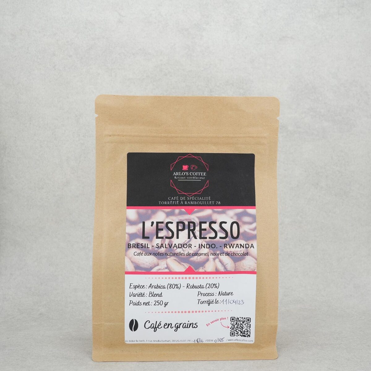812.jpg CAFÉ EN GRAINS L'ESPRESSO ARLO'S COFFEE – Image 1