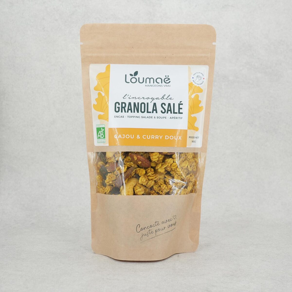 838.jpg GRANOLA SALÉ CAJOU CURRY LOUMAE – Image 1