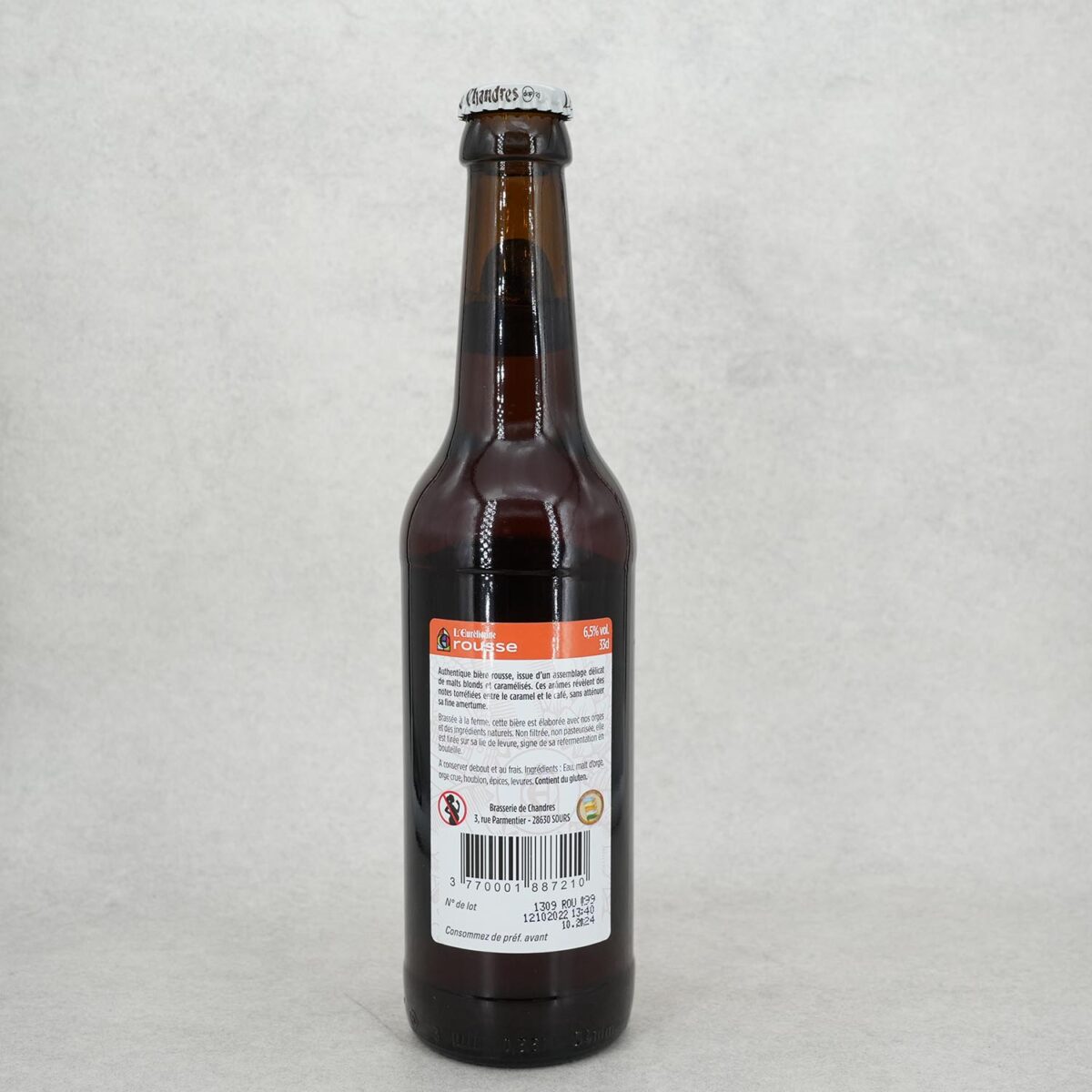 BIÈRE ROUSSE BRASSERIE L'EURÉLIENNE – Image 2