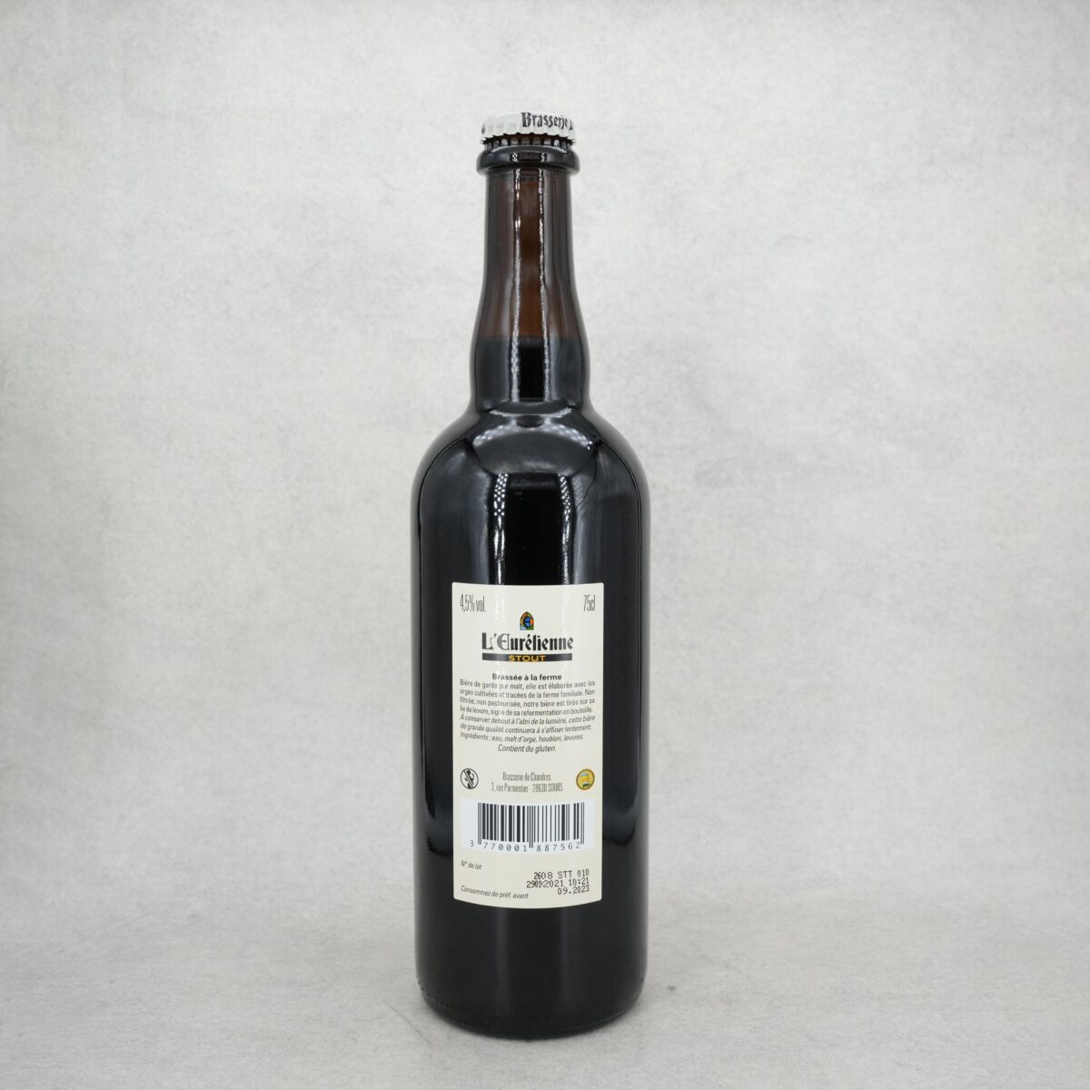 86B.jpg BIÈRE STOUT BRASSERIE L'EURÉLIENNE – Image 2