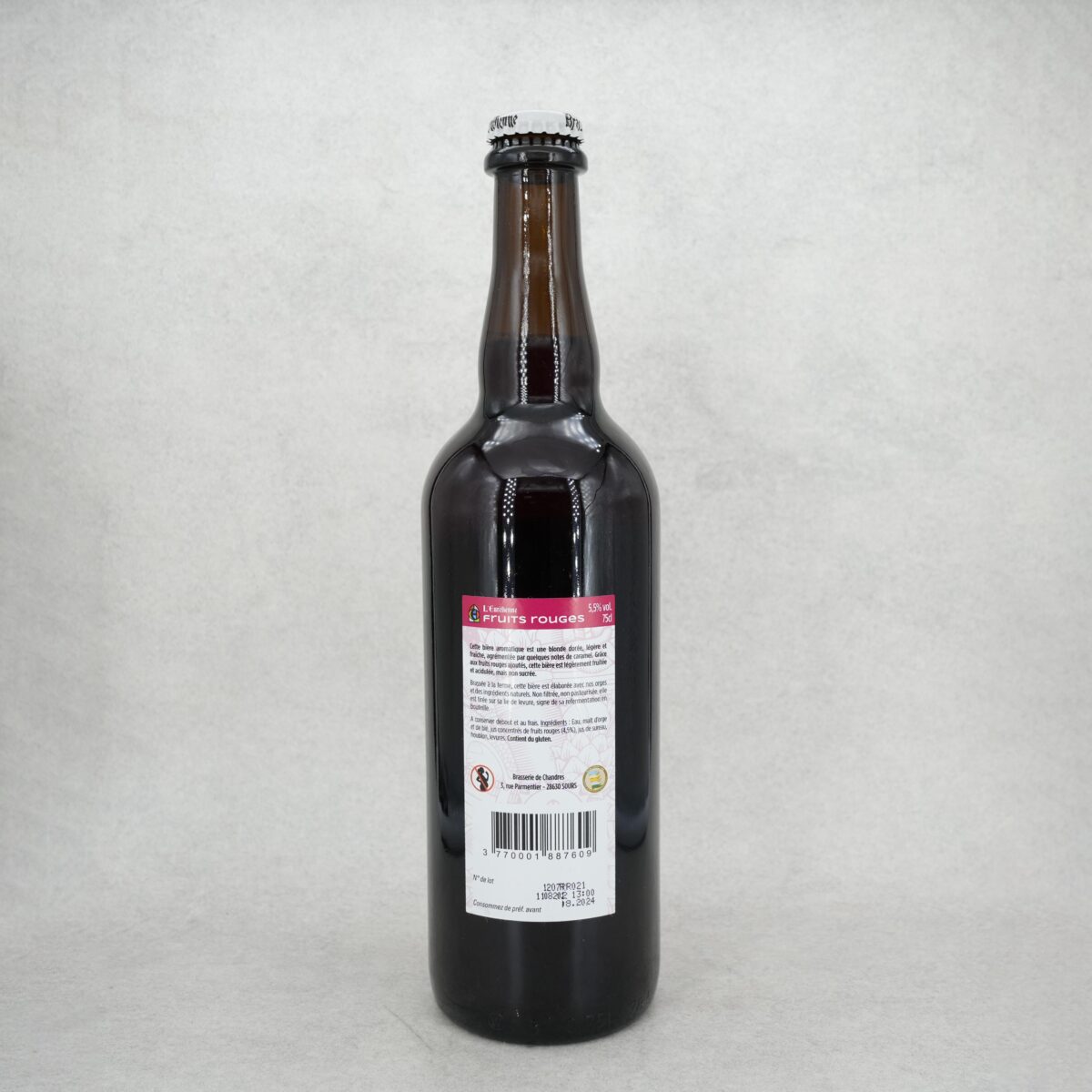 88B.jpg BIÈRE FRUITS ROUGES BRASSERIE L'EURÉLIENNE – Image 2