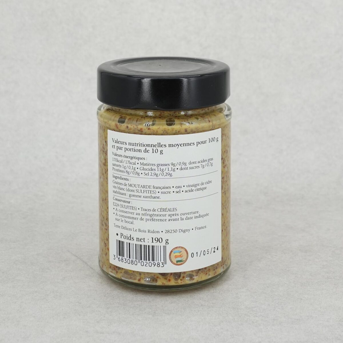 MOUTARDE EN GRAINS TERRE DÉLICES – Image 2