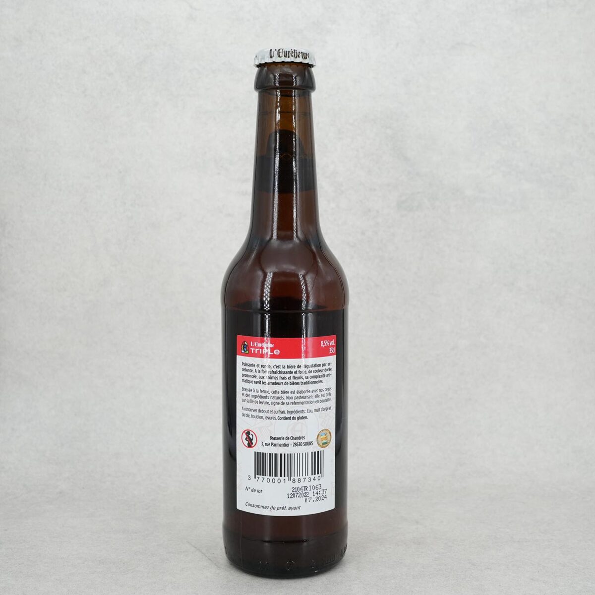 BIÈRE TRIPLE BRASSERIE L'EURÉLIENNE – Image 2