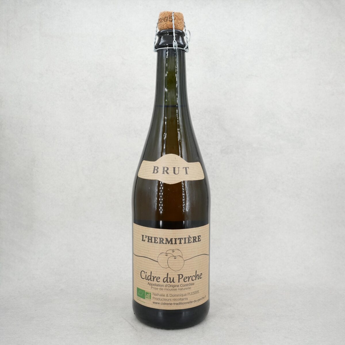 CIDRE DU PERCHE BRUT 5% L'HERMITIÈRE – Image 1