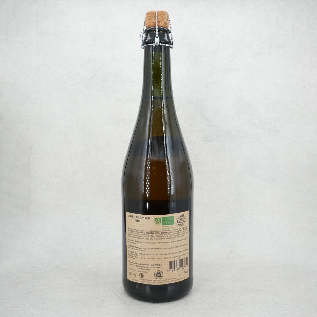 CIDRE DU PERCHE BRUT 5% L'HERMITIÈRE – Image 2