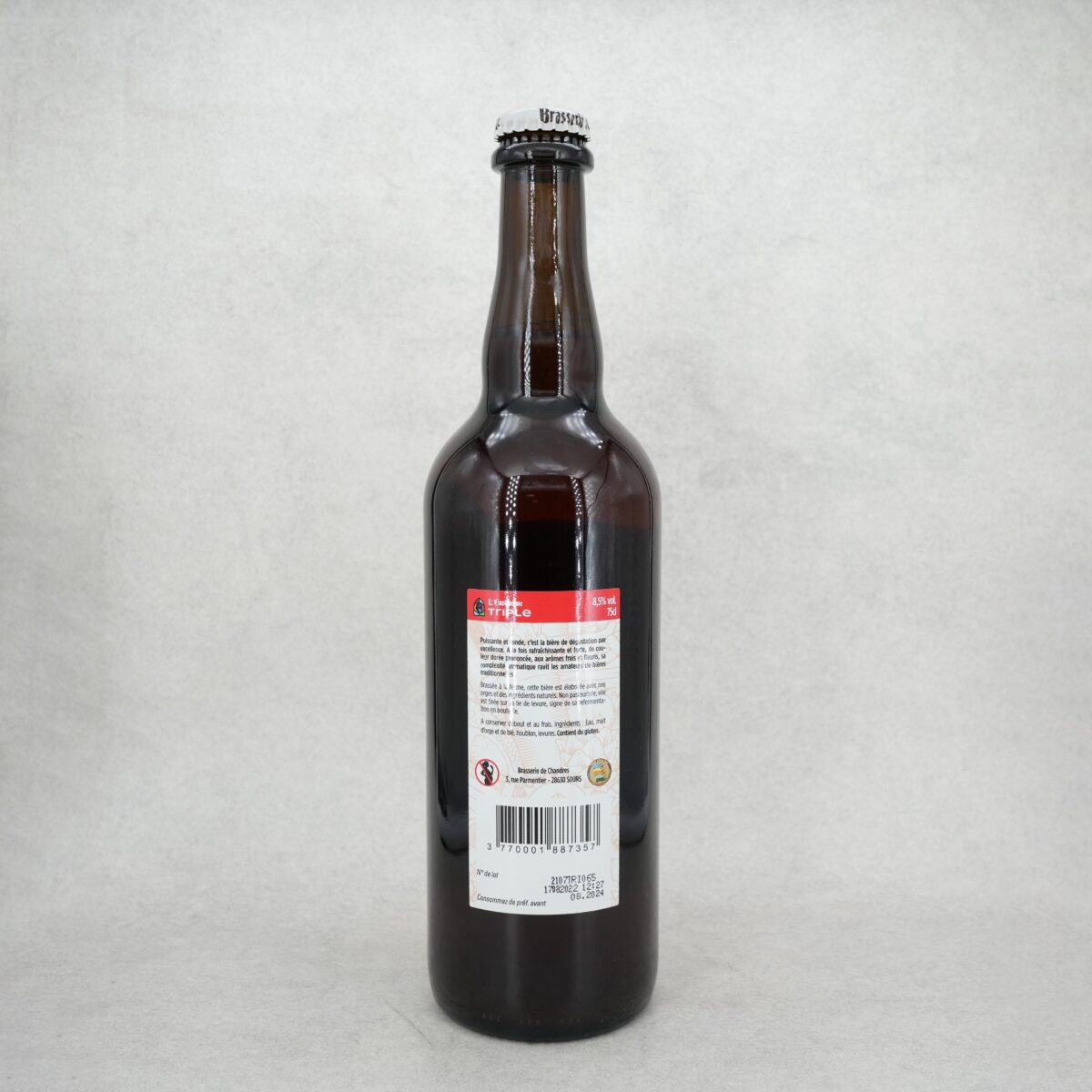 BIÈRE TRIPLE BRASSERIE L'EURÉLIENNE – Image 2
