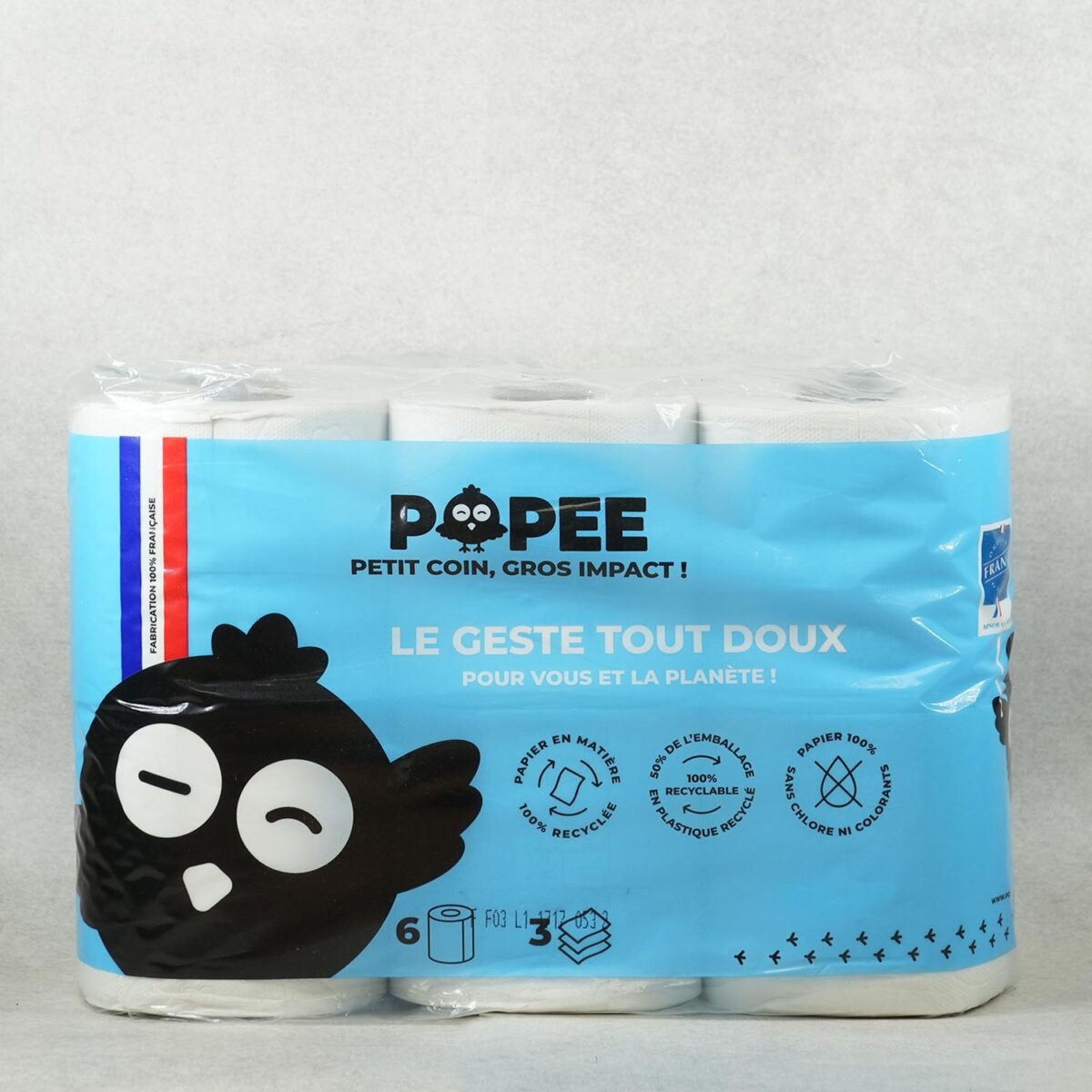 PAPIER TOILETTE ULTRA CONFORT POPEE – Image 2