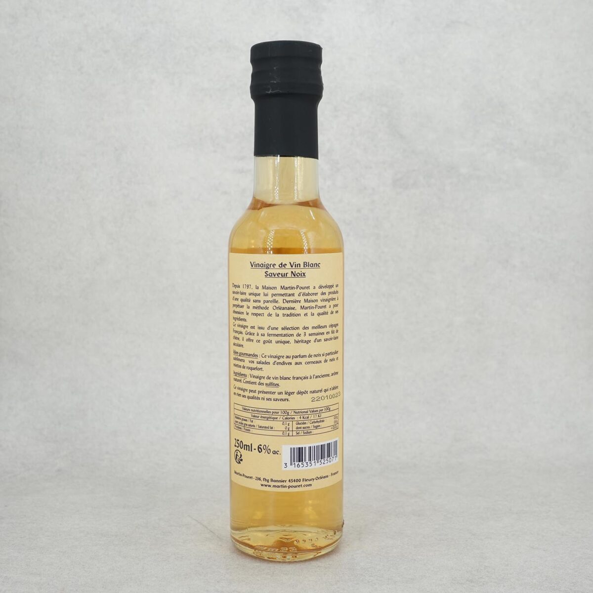 VINAIGRE D'ORLÉANS VIN BLANC ET NOIX MARTIN POURET – Image 2