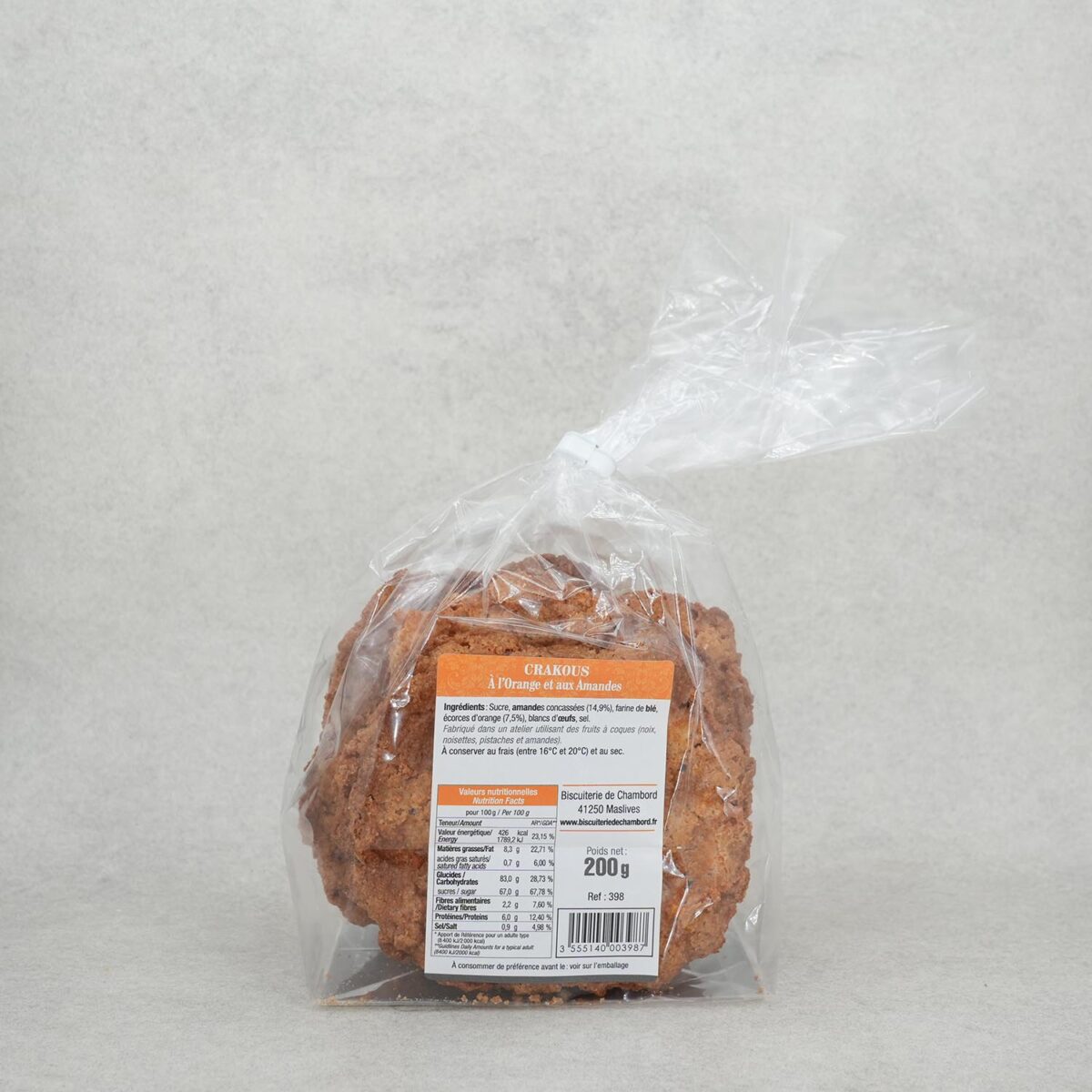 CRAKOUS ORANGE AMANDES CHAMBORD – Image 2