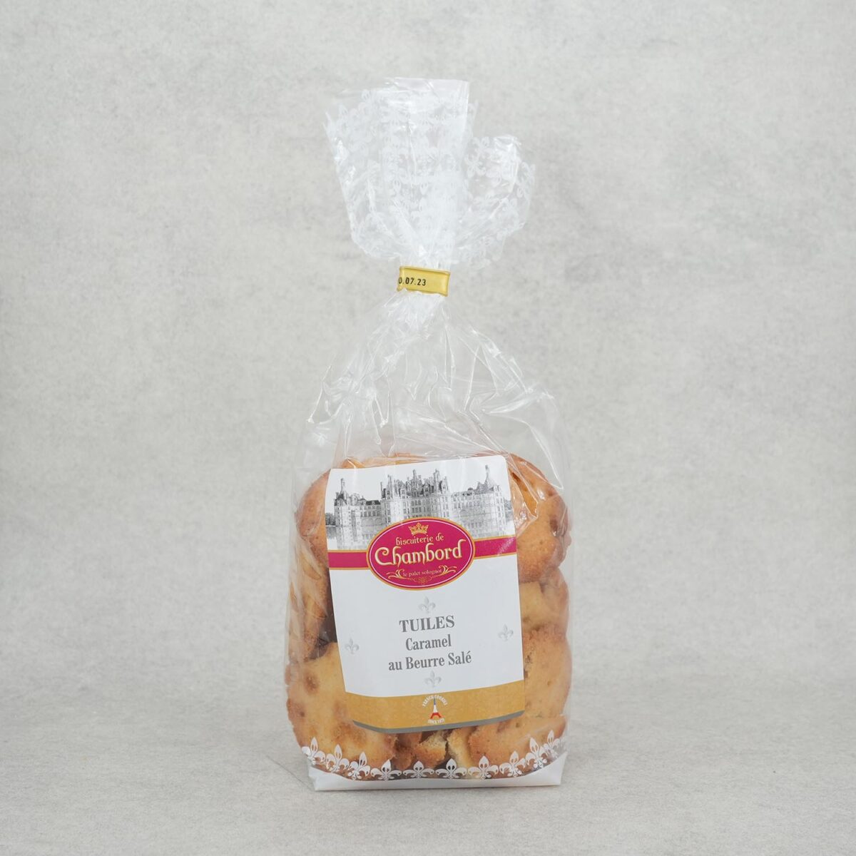 SACHET TUILES CARAMEL BEURRE SALÉ CHAMBORD – Image 1