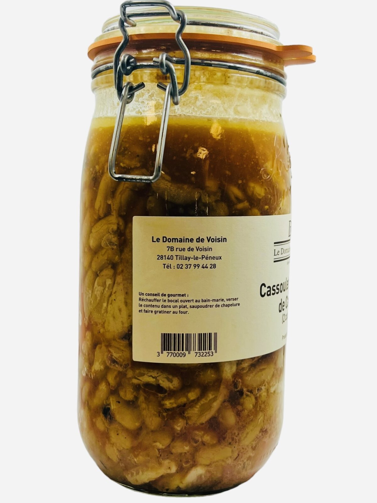 Photoroom_000_20240309_183612 CASSOULET AU CONFIT DE CANARD 2 CUISSES DOMAINE DE VOISIN – Image 3
