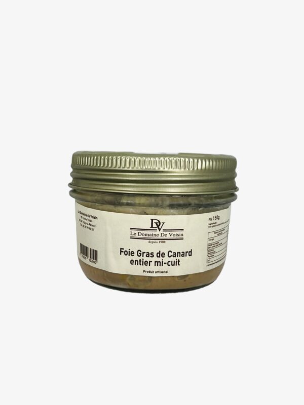 FOIE GRAS DE CANARD ENTIER MI-CUIT DOMAINE DE VOISIN