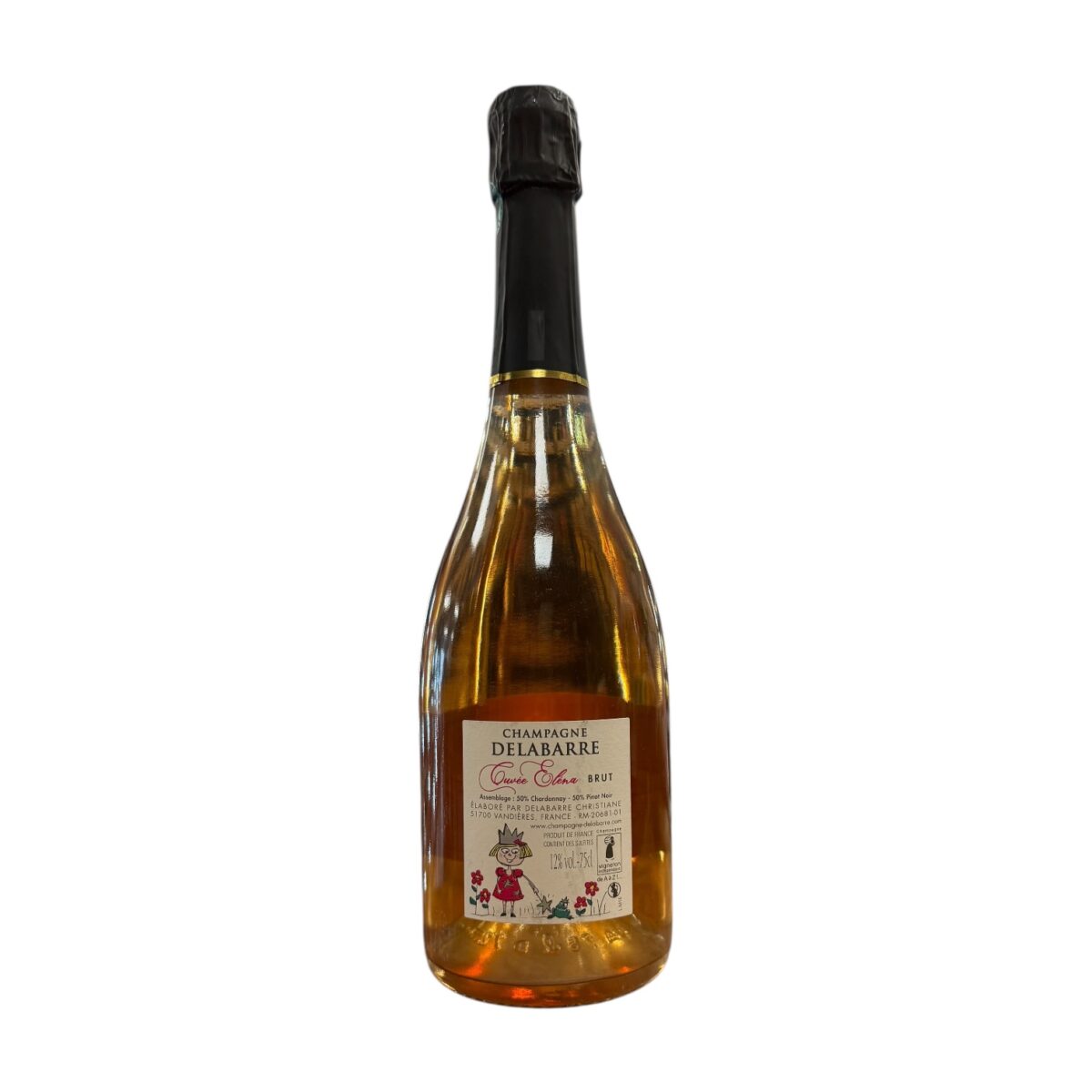 CHAMPAGNE ROSÉ "ELÉNA 2016" DELABARRE MÈRE ET FILLE – Image 2
