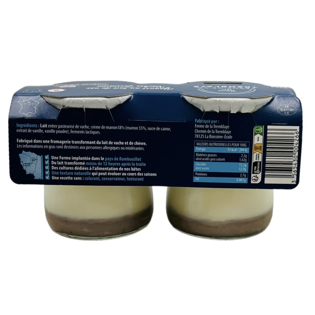 YAOURT CRÈME DE MARRON BIO x2 – Image 2