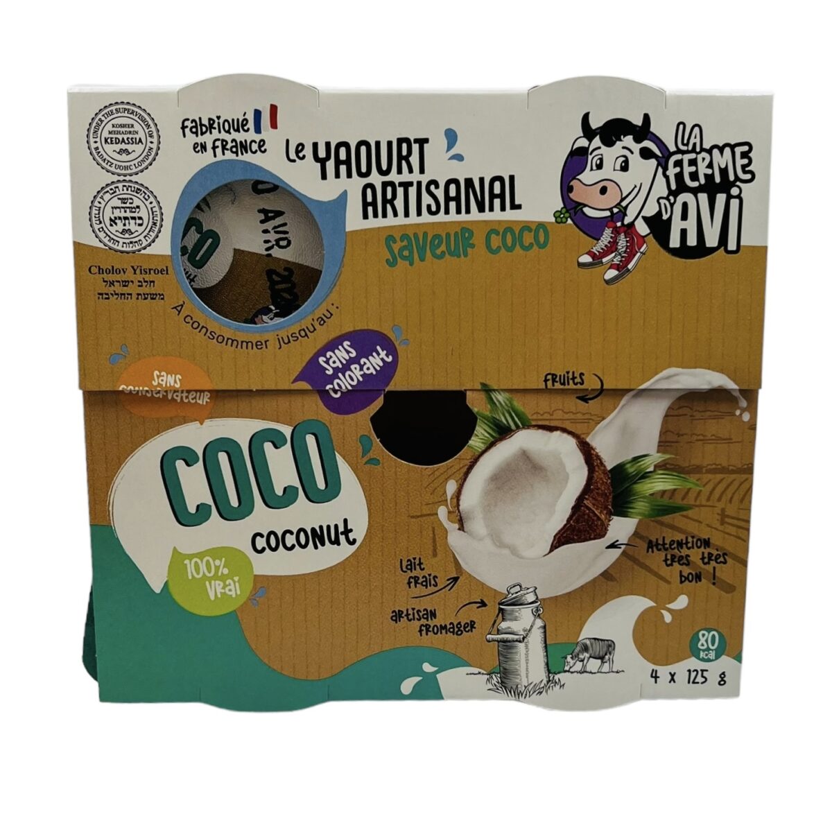 YAOURT BRASSÉ "NOIX DE COCO"x4 – Image 2