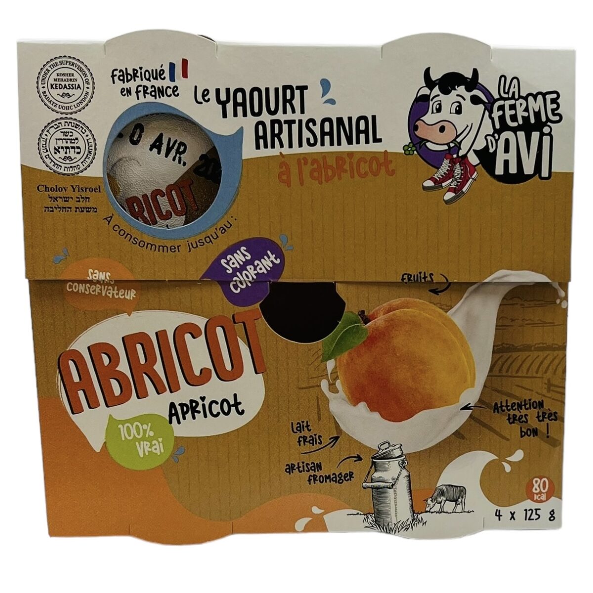YAOURT BRASSÉ "ABRICOT"X4 – Image 2