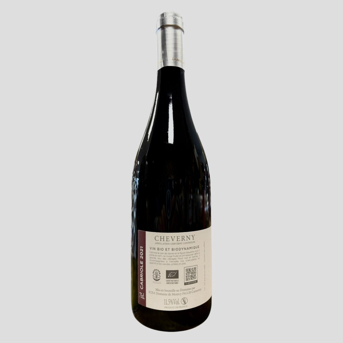 Photoroom_000_20250205_121856 VIN ROUGE BIO "CABRIOLE" 2021 AOC CHEVERNY – Image 2