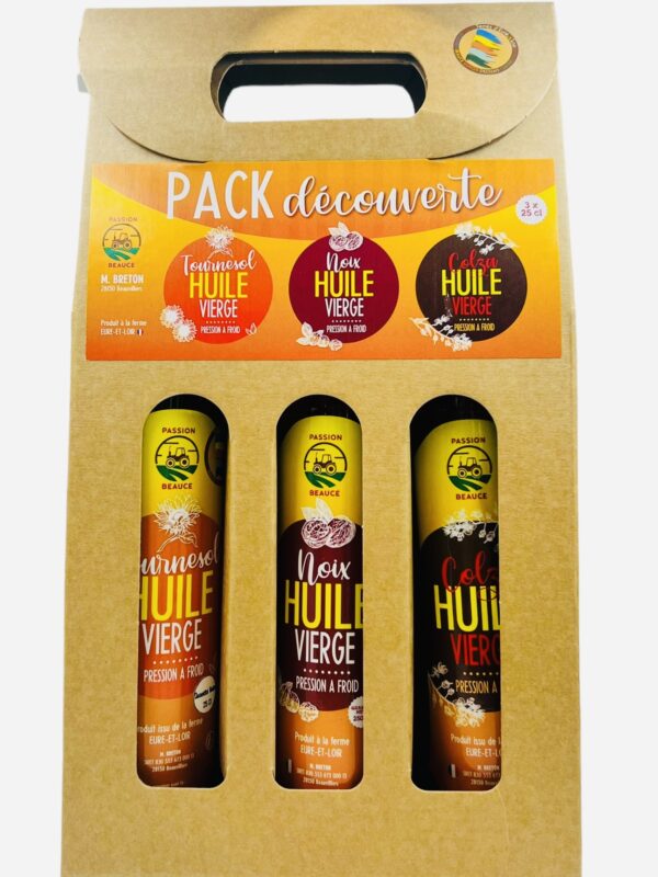 PACK DECOUVERTE HUILE 3X25CL PASSION BEAUCE
