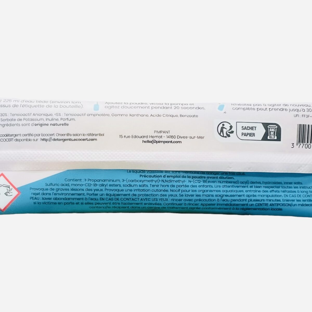 RECHARGE LIQUIDE VAISSELLE AMANDE PIMPANT – Image 2