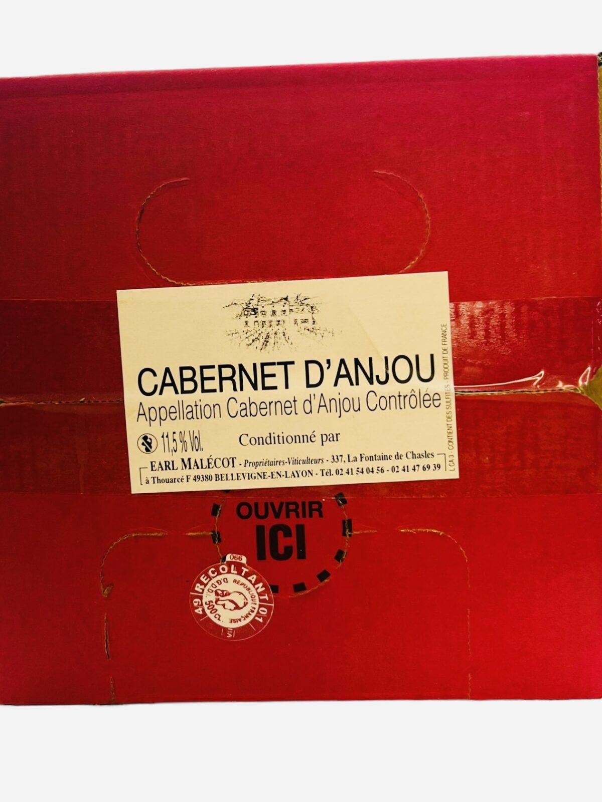 BIB VIN ROSÉ AOC CABERNET D'ANJOU – Image 1
