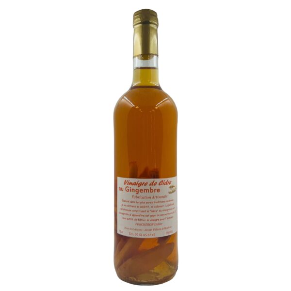 VINAIGRE DE CIDRE GINGEMBRE