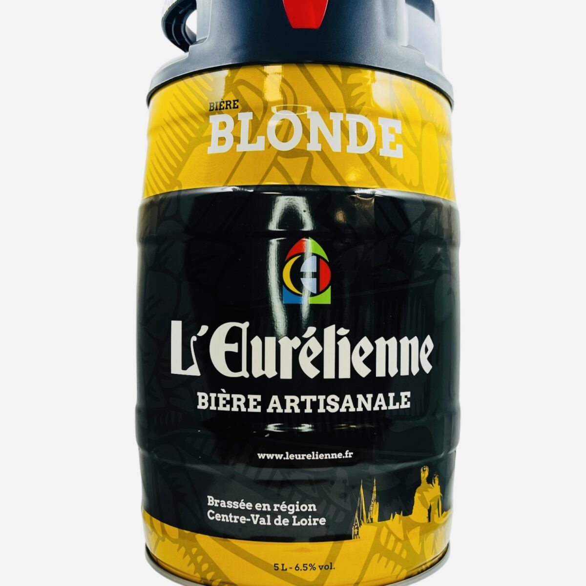 Photoroom_003_20240308_171006 MINI FÛT BIÈRE BLONDE 6,5% BRASSERIE L'EURELIENNE – Image 1