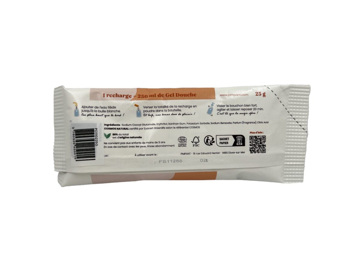 RECHARGE GEL DOUCHE PARFUM FLEUR D'ORANGER PIMPANT – Image 2