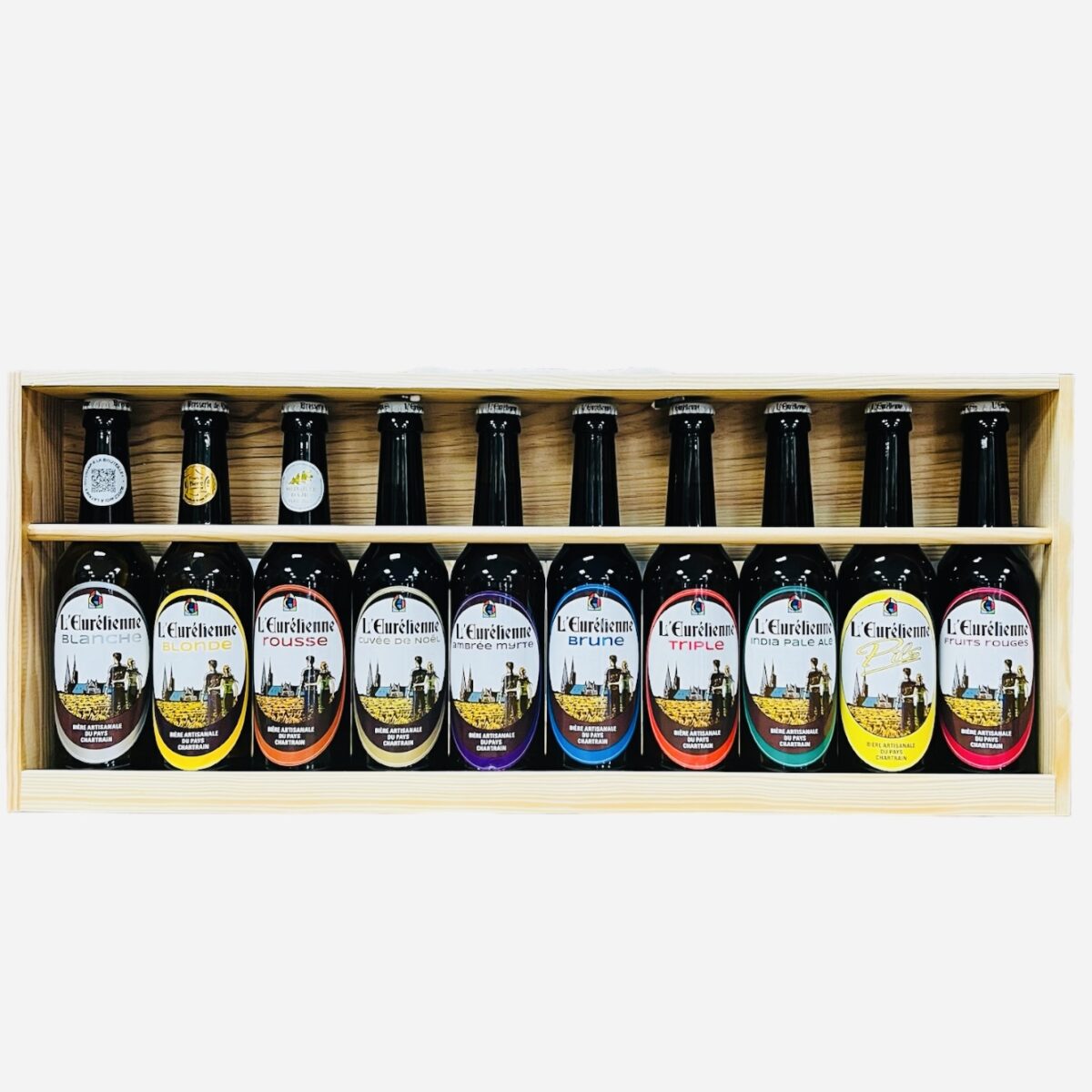 COFFRET DE 10 BIÈRES BRASSERIE L'EURELIENNE – Image 1