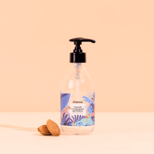 bouteille-amande_300x (1) BOUTEILLE POMPE POUR RECHARGE LIQUIDE VAISSELLE AMANDE PIMPANT – Image 1