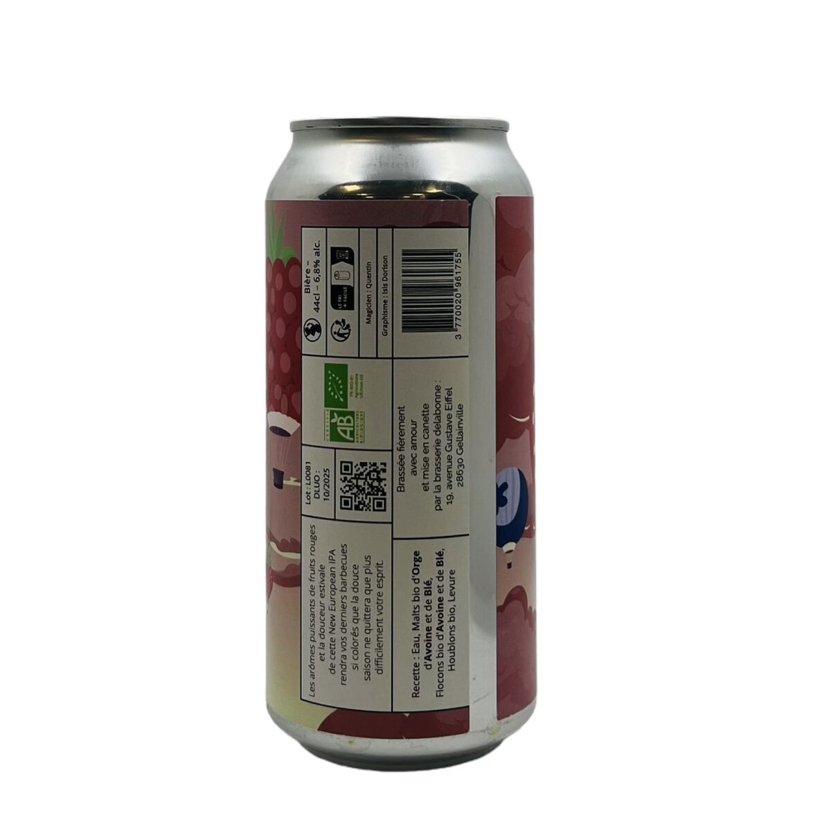 BIÈRE CANETTE ARCTURUS NEIPA BARBE ROUGE BRASSERIE DELABONNE – Image 2