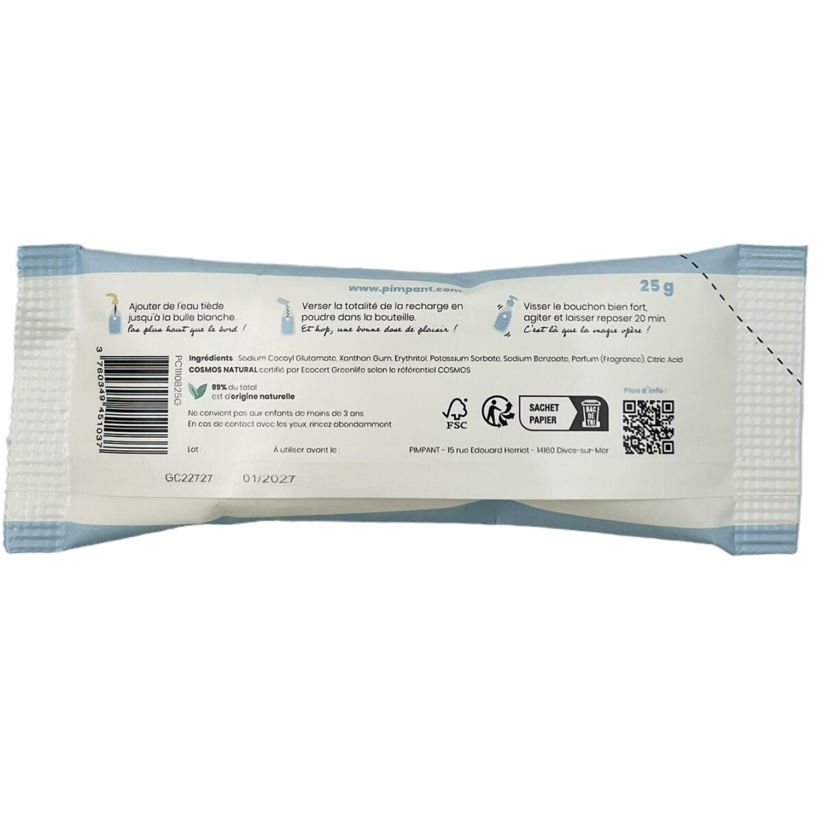 RECHARGE GEL DOUCHE PARFUM FLEUR DE COTON PIMPANT – Image 2