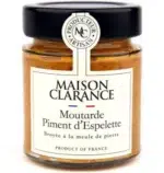 MOUTARDE AU PIMENT D'ESPELETTE MAISON CLARANCE