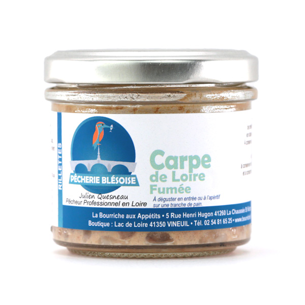RILLETTES DE CARPE DE LOIRE FUMÉE LA BOURRICHE AUX APPETITS