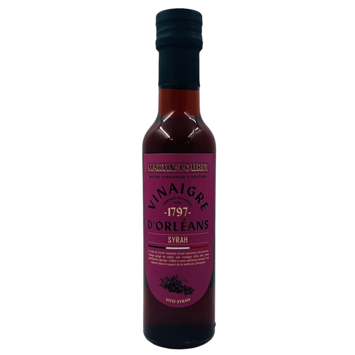 VINAIGRE D'ORLEANS DE VIN CÉPAGE SYRAH MARTIN POURET – Image 1
