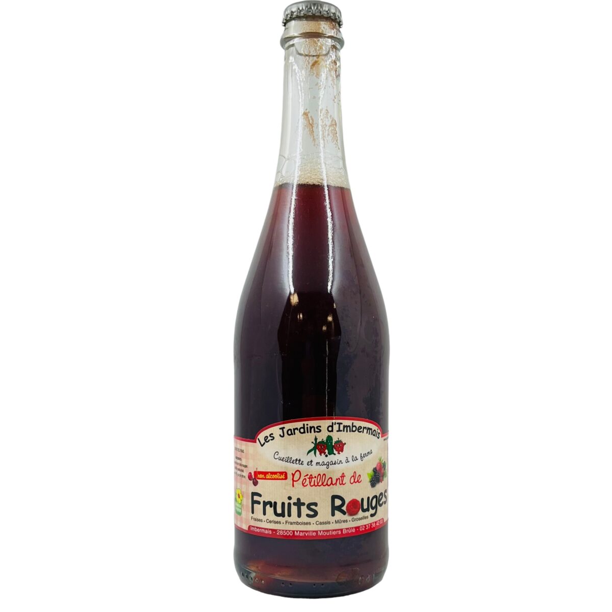 PÉTILLANT DE FRUITS ROUGES LES JARDINS D'IMBERMAIS – Image 1