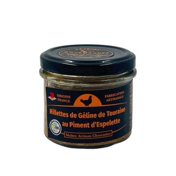 RILLETTES DE GÉLINE DE TOURAINE AU PIMENT D'ESPELETTE