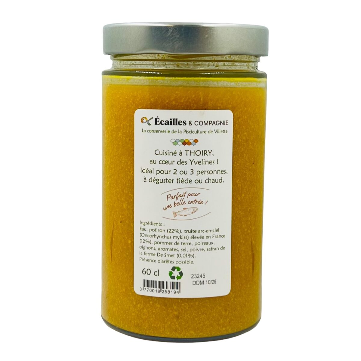 SOUPE TRUITE POTIRON SAFRAN PISCICULTURE DE VILLETTE – Image 2