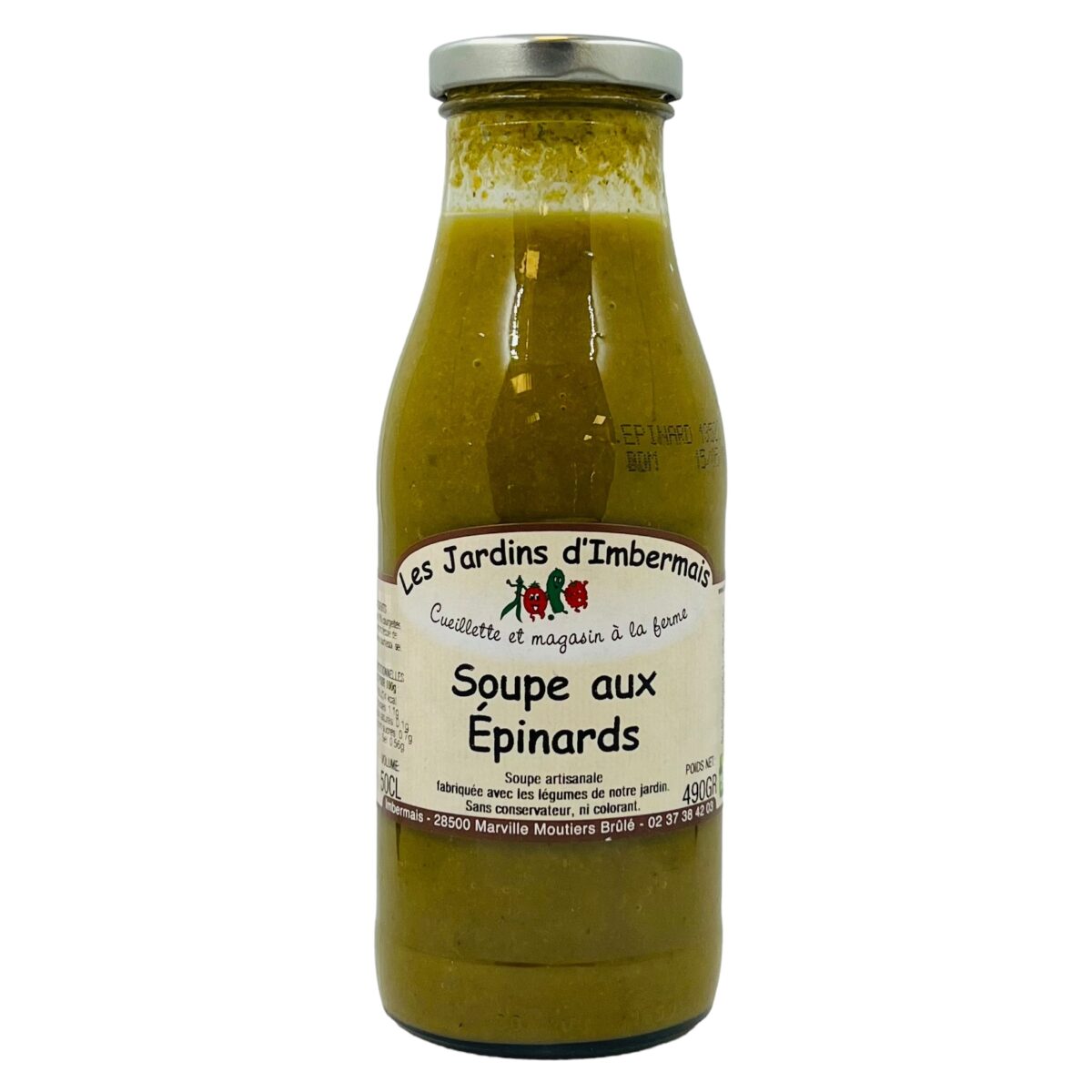 SOUPE AUX ÉPINARDS LES JARDINS D'IMBERMAIS – Image 1
