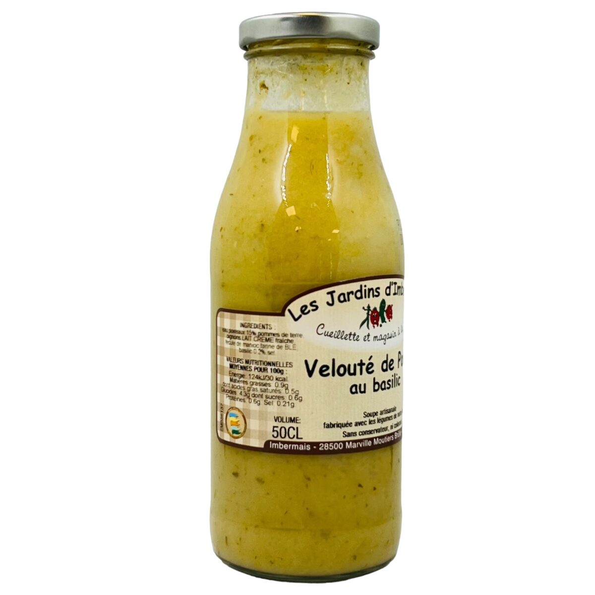 VELOUTÉ DE POIREAUX AU BASILIC LES JARDINS D'IMBERMAIS – Image 2