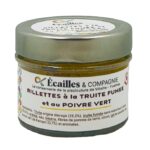 RILLETTES A LA TRUITE FUMÉE ET POIVRE VERT PISCICULTURE DE VILLETTE
