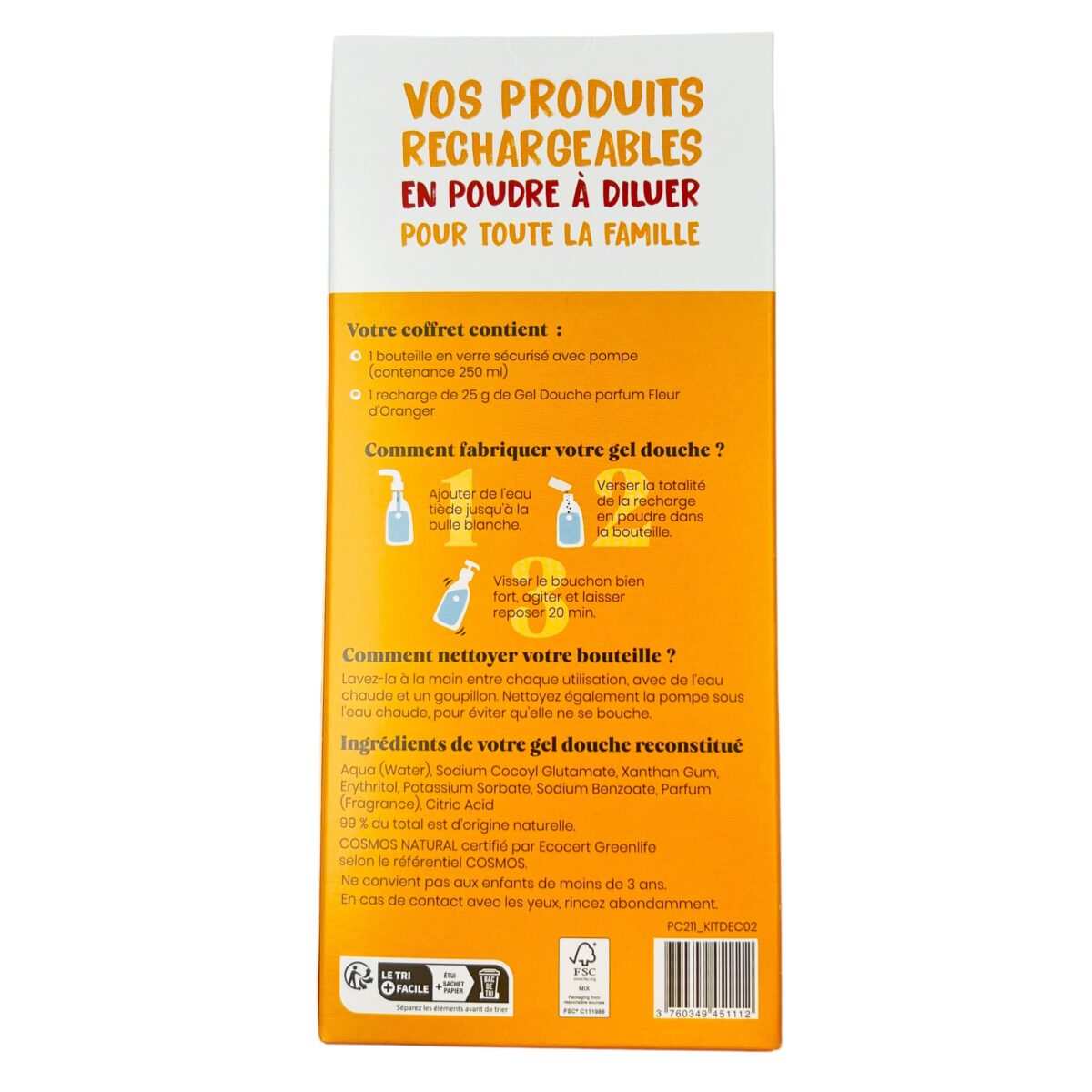 KIT DECOUVERTE GEL DOUCHE FLEUR D'ORANGER PIMPANT – Image 3