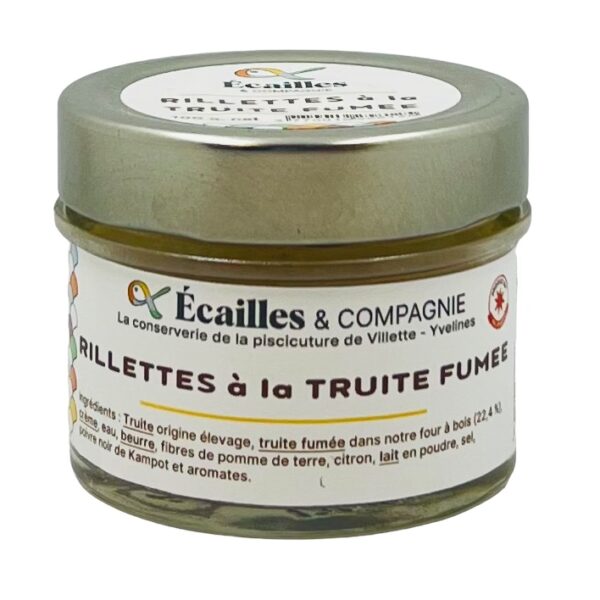 RILLETTES DE TRUITE AU SAFRAN PISCICULTURE DE VILLETTE