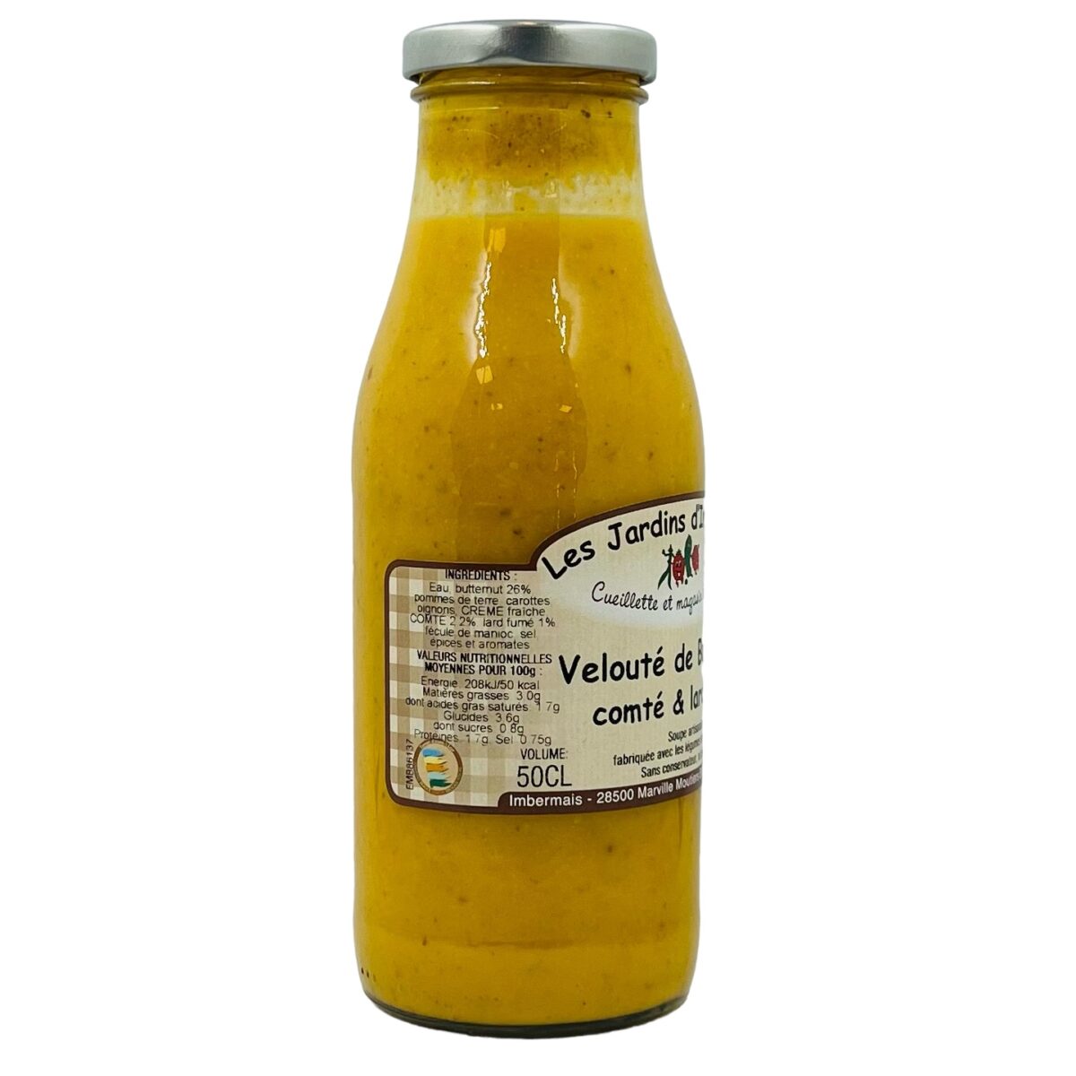 VELOUTÉ BUTTERNUT COMTÉ ET LARD FUMÉ LES JARDINS D'IMBERMAIS – Image 2